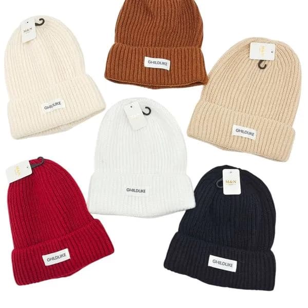 Czapki damskie beanie Guodao 6 kolorów