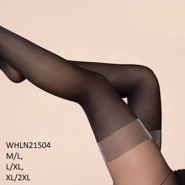 Rajstopy damskie czarne WHLN21504 M/L XL/XL