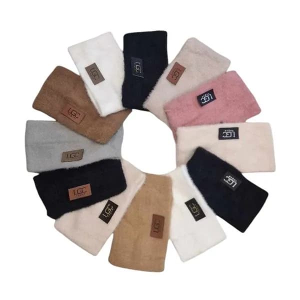 Opaski damskie na głowę, zestaw 12 szt, różne kolory