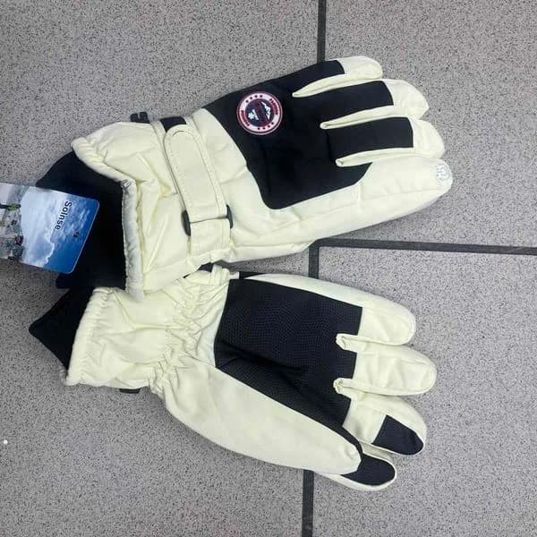 Rękawiczki Narciarskie Biało-Czarne SKU 011025-181