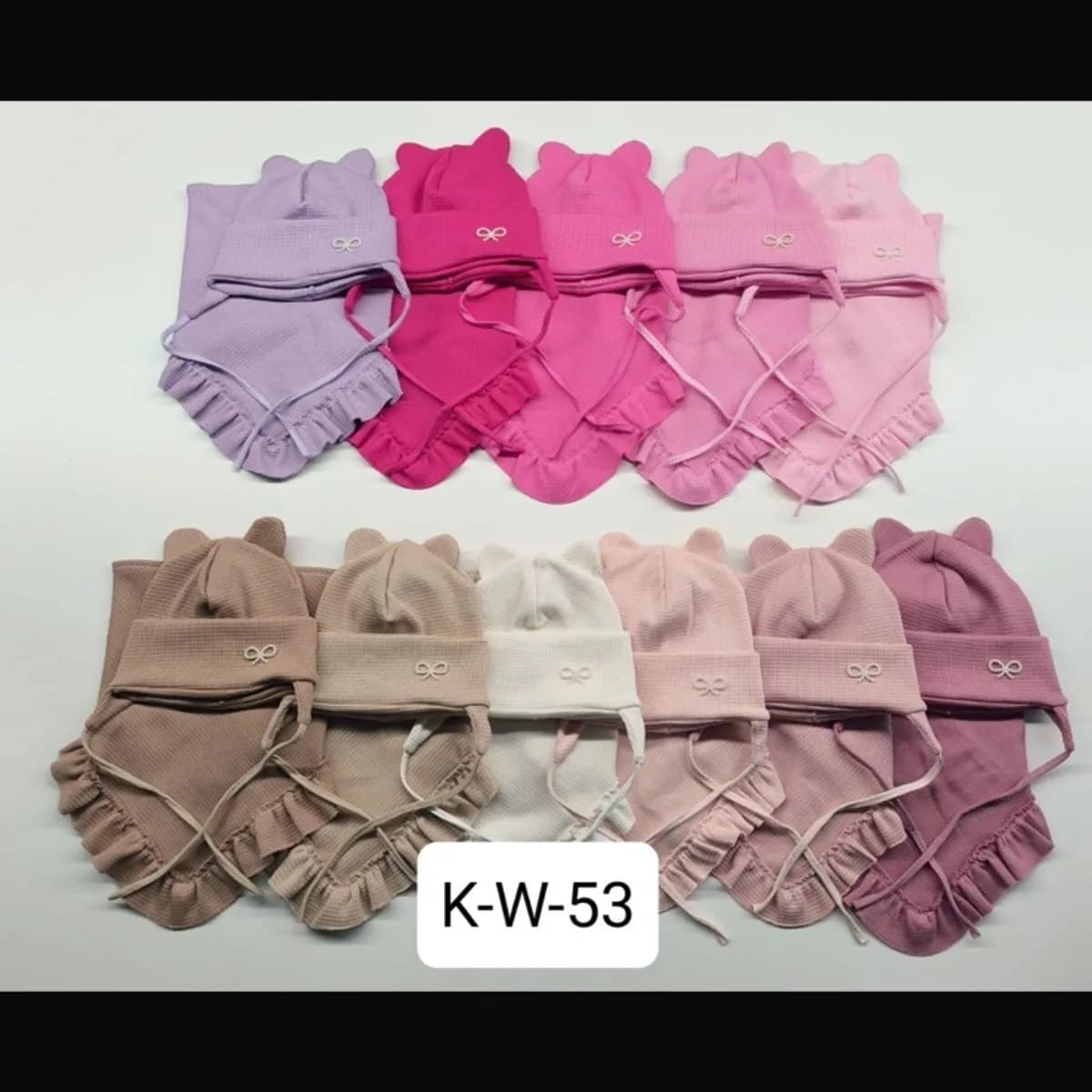 Komplet Czapki Komin dla Dzieci