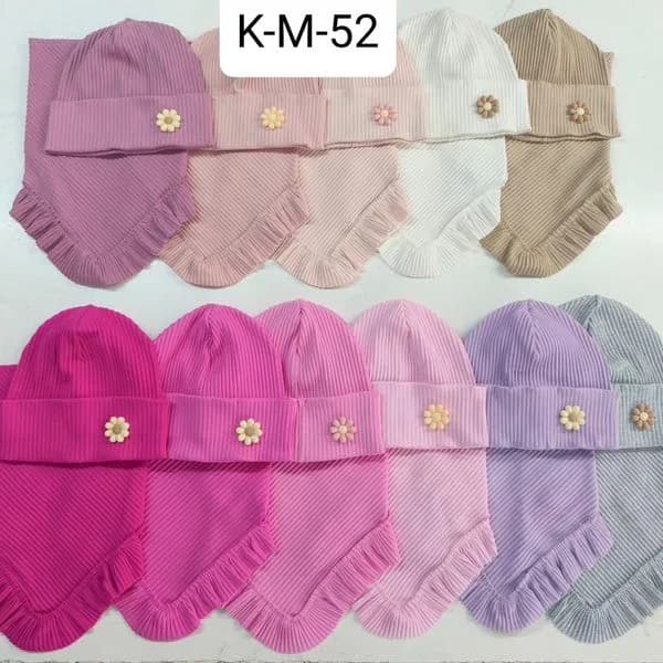 Komplet Czapki Komin dla Dzieci