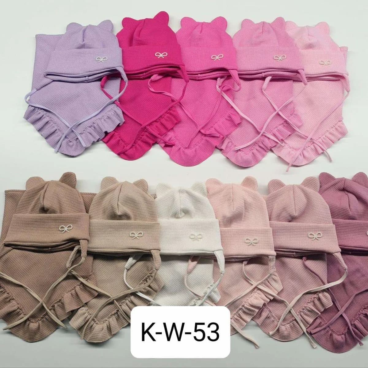 Komplet Czapki Komin dla Dzieci