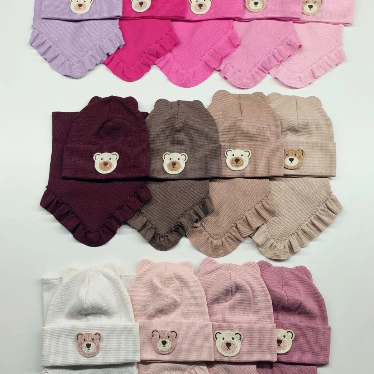 Komplet Czapki Komin dla Dzieci