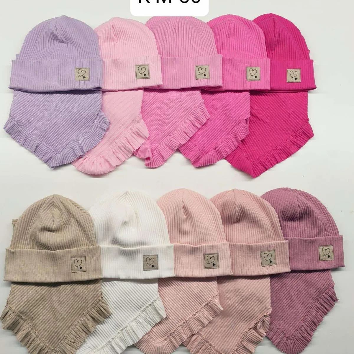 Komplet Czapki Komin dla Dzieci