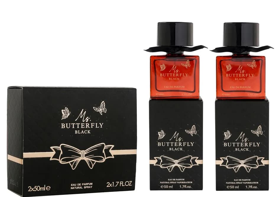 Zestaw Perfum Miss Butterfly Black 2x50ml