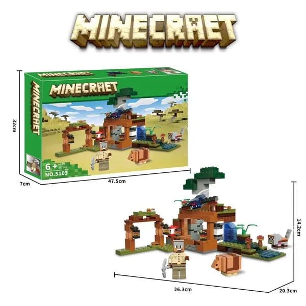Zabawki Klocki Minecraft 382PCS