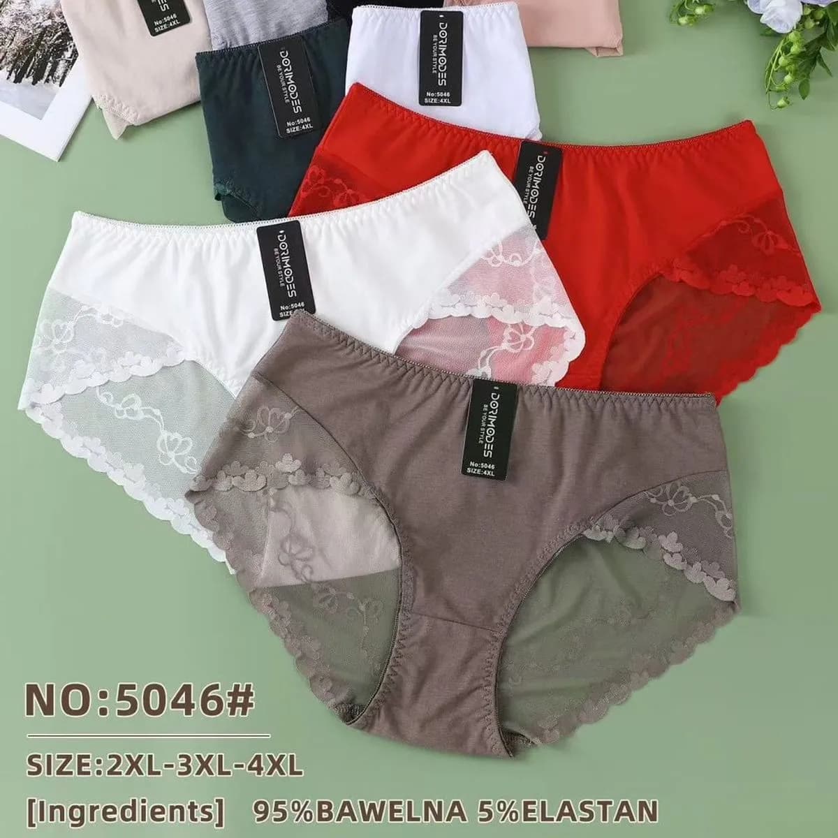 Majki damskie 95% bawełna 5% elastan S-XXL NO:5046