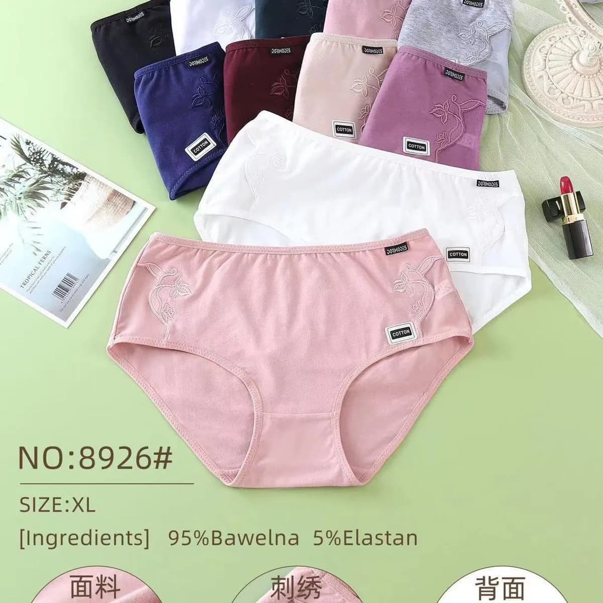 Majki damskie 95% bawełna 5% elastan XL NO:926