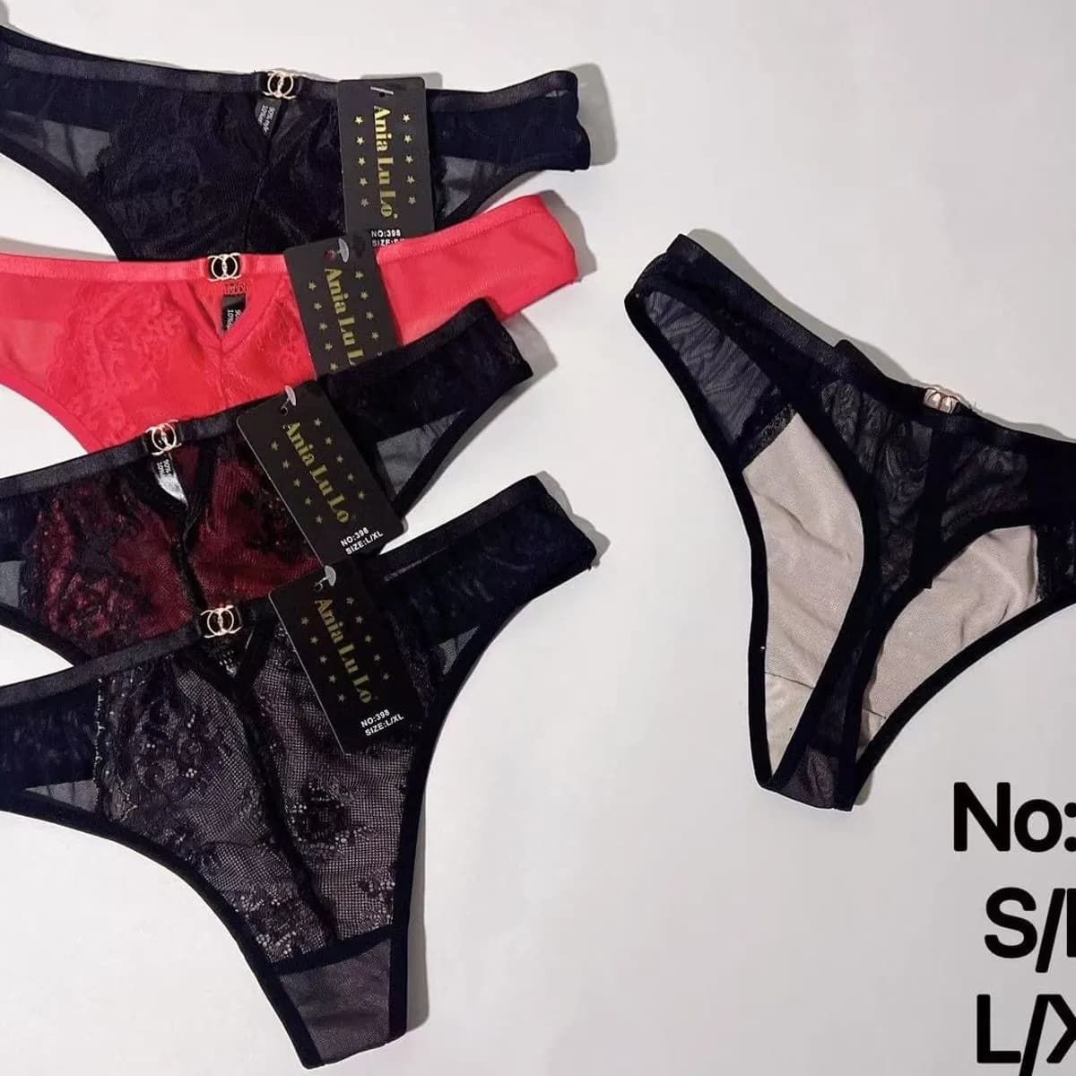 Majtki damskie stringi S/M, L/XL, M No.398