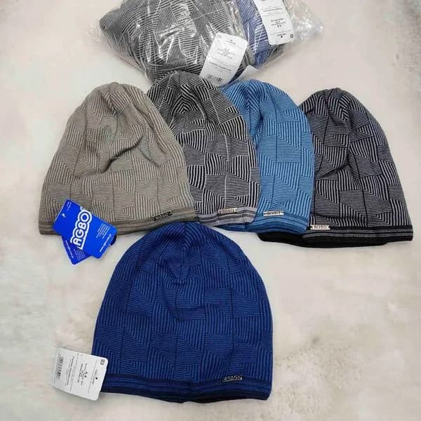 Czapki dla Dzieci 50-54 Reebok Szare Granatowe Melange