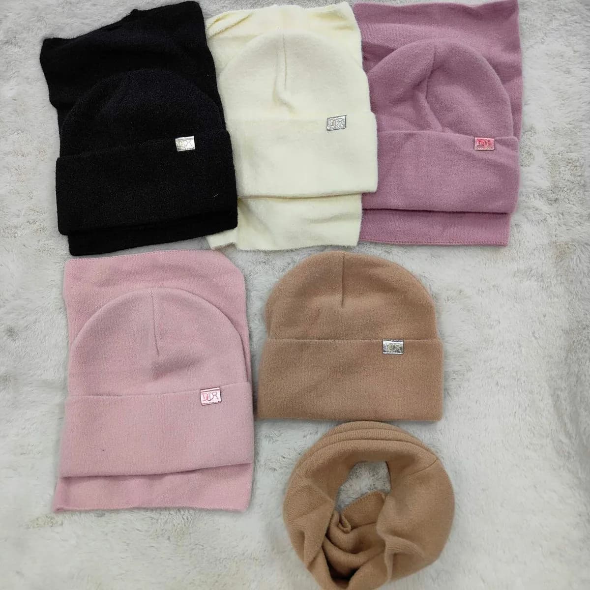 Komplet Czapki Komin dla Dzieci 50-54