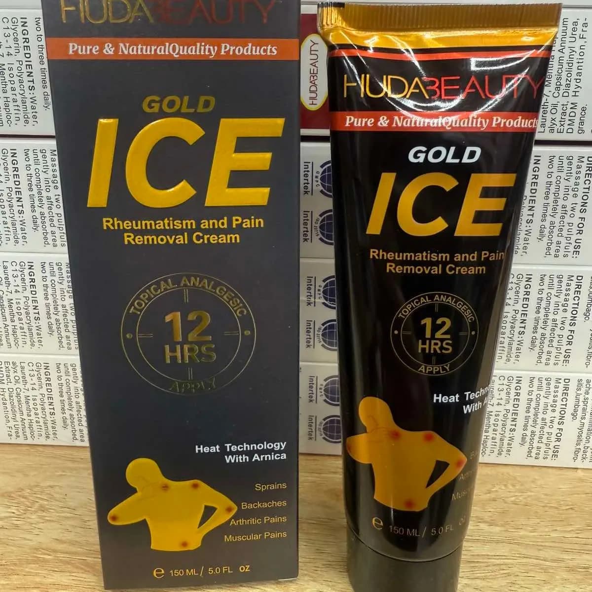 Maść Huda Beauty Gold Ice Łagodząca Bóle Stawów 150ml