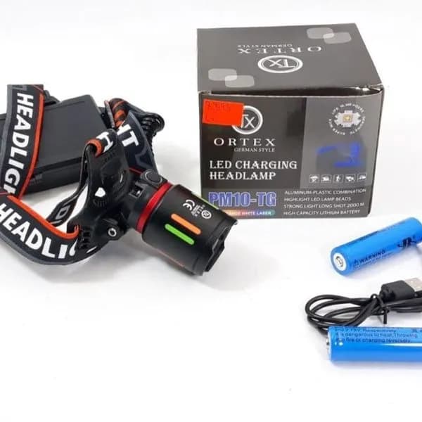 Latarka Czołowa LED ORTEX PM10-TG Akumulatorowa USB