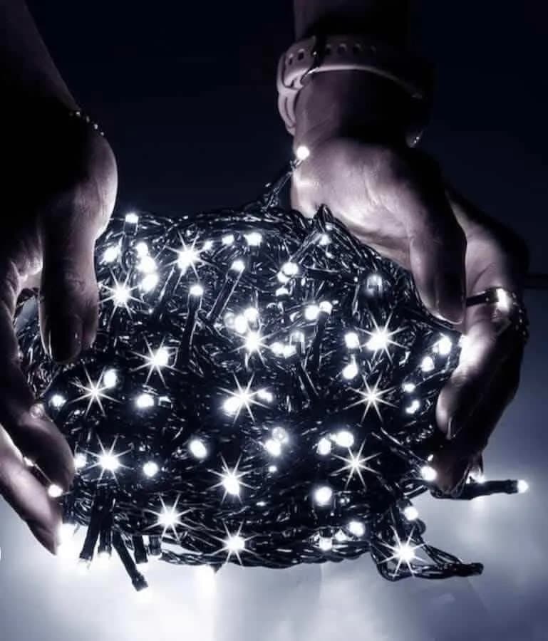 Lampki Hermetyczne Cienkie Wtyczki 500LED