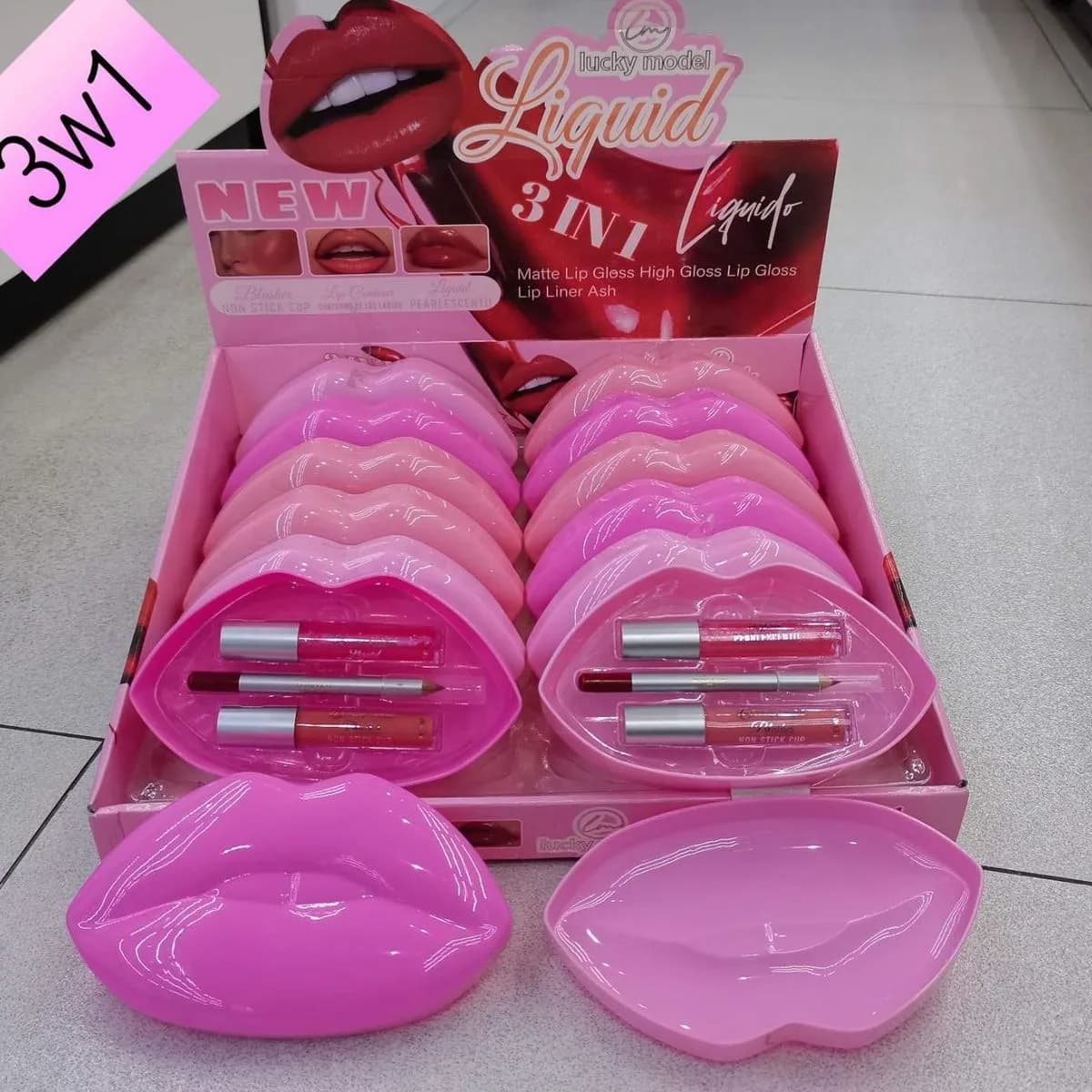 Zestaw 3in1 Lipcy do Ust