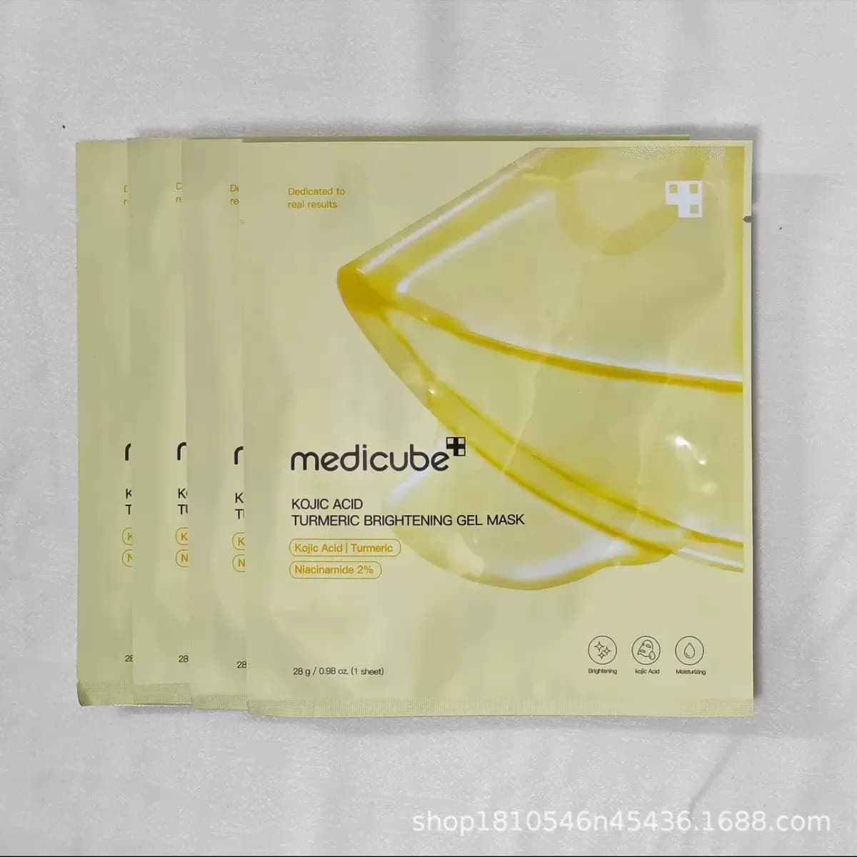 Maska MEDICUBE+ Turmeric Kójowy Kwas Brightening Gel 25g