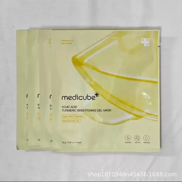 Maska MEDICUBE+ Turmeric Kójowy Kwas Brightening Gel 25g