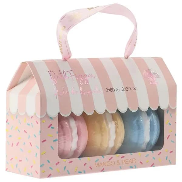 Zestaw 3 Kule do Kąpieli Bath Fizzer Mango & Pear 3x60g