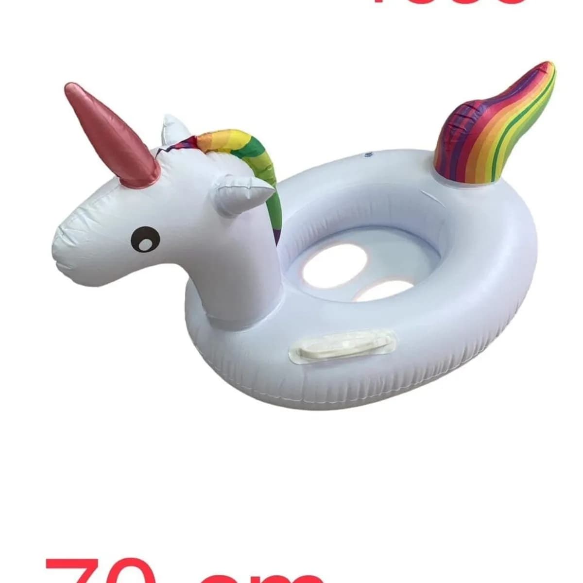 Kamizelka dmuchana 70cm koło z siedziskiem jednorożec