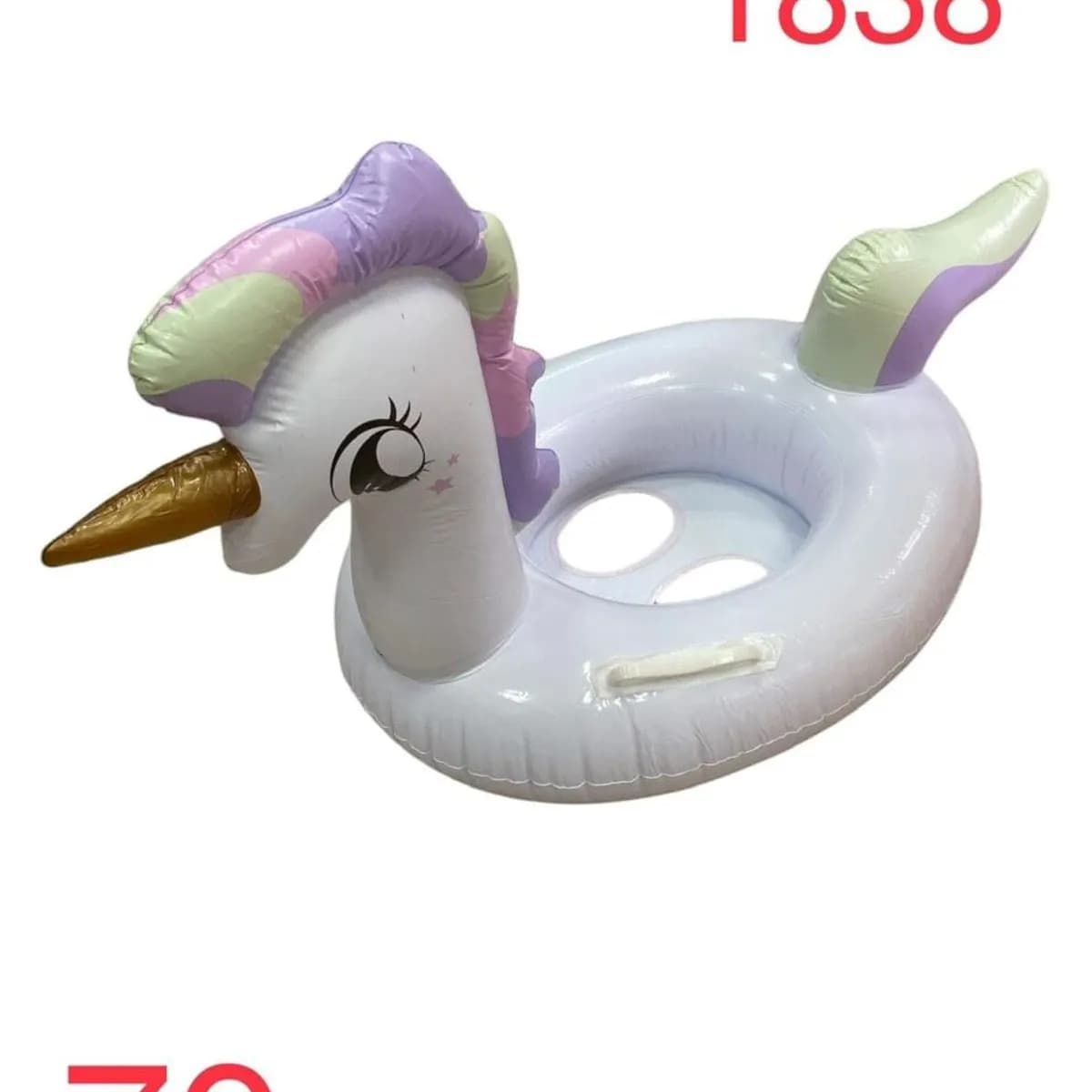 Kamizelka dmuchana koło z siedziskiem jednorożec 70cm