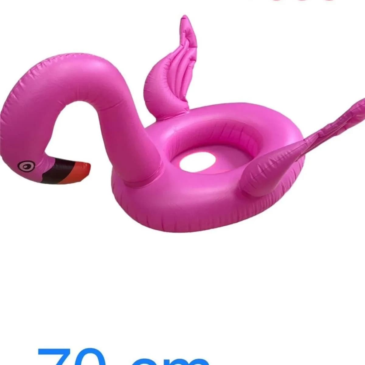 Kamizelka dmuchana 70cm flaming różowy ponton z siedziskiem