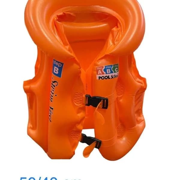 Kamizelka dmuchana do pływania 50/40cm pomarańczowa mix