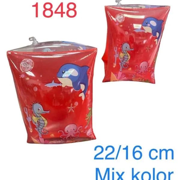 Rękawki do Pływania Dmuchane 22/16cm Mix Zwierzątka Morskie