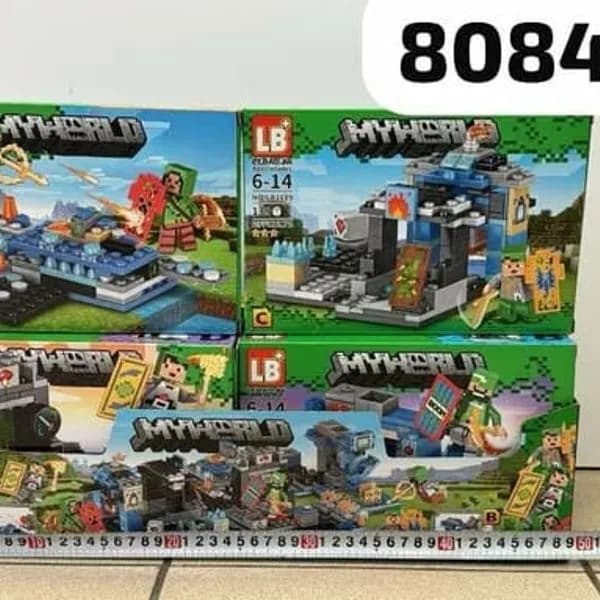 Klocki My World LB+ Zestaw Figurek i Scenerii 8 szt.