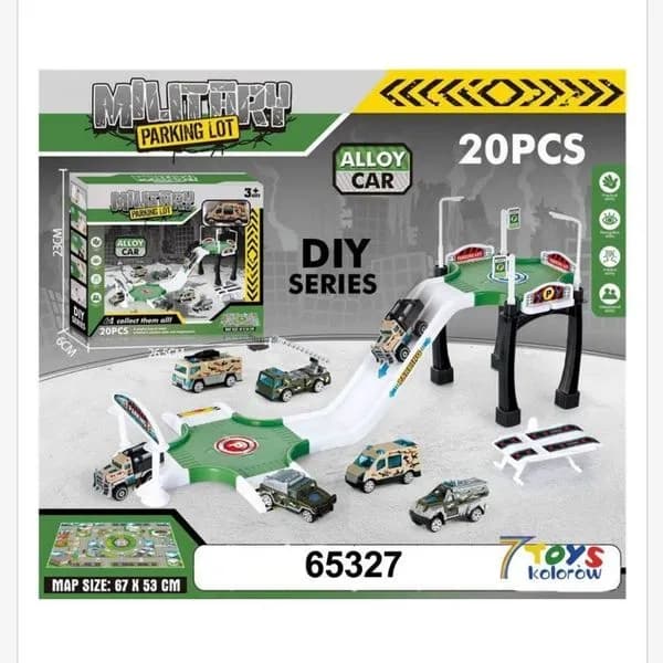 Zestaw Zabawki Parking Alloy Car