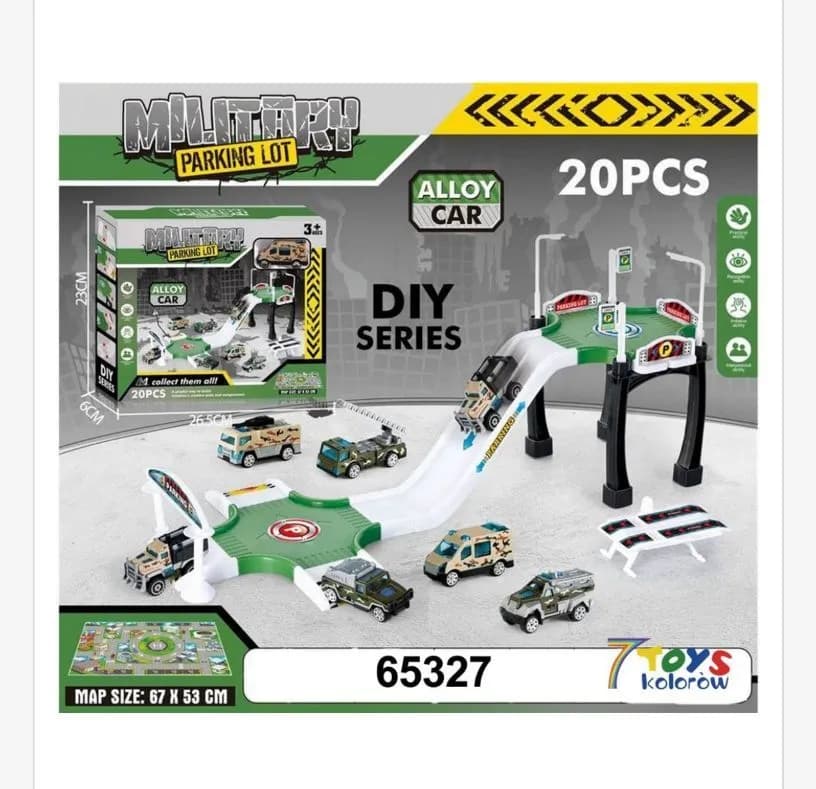 Zestaw Zabawki Parking Alloy Car