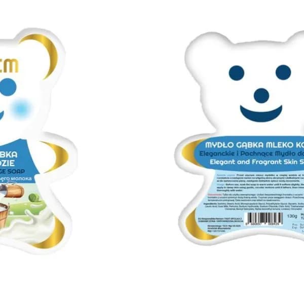 Mydło w kształcie misia KOTEM mleko i awokado 100g