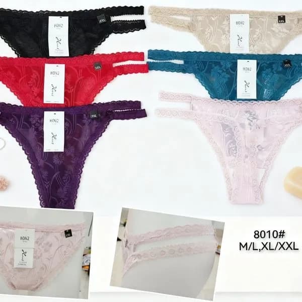 Majtki damskie koronkowe M-L-XL-XXL 8010