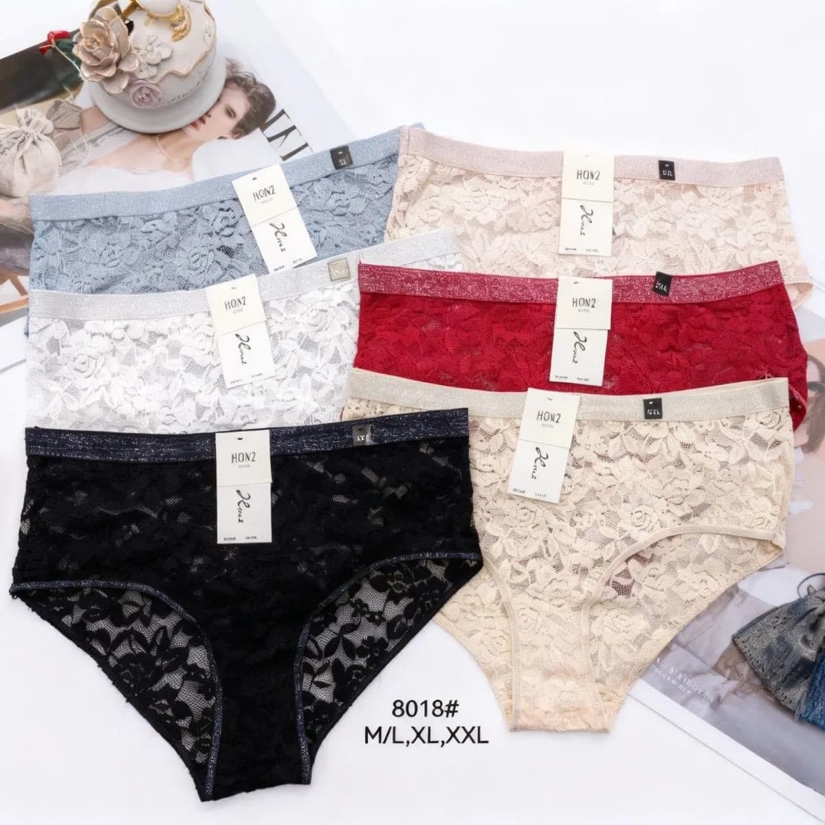 Majtki damskie koronkowe M/L XL SKU 061025-150