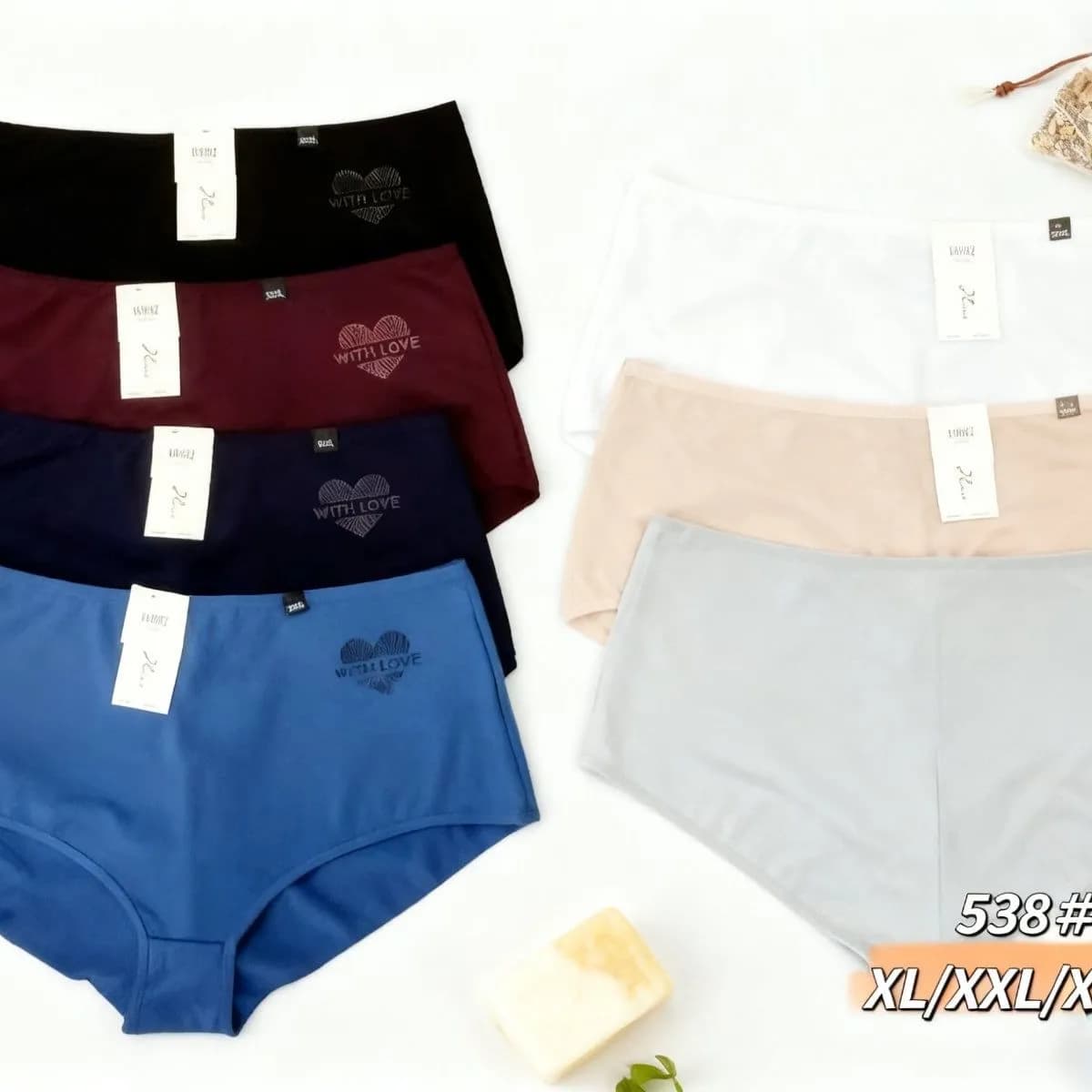 Majtki damskie XL-5XL 6 kolorów, SKU 061025-151