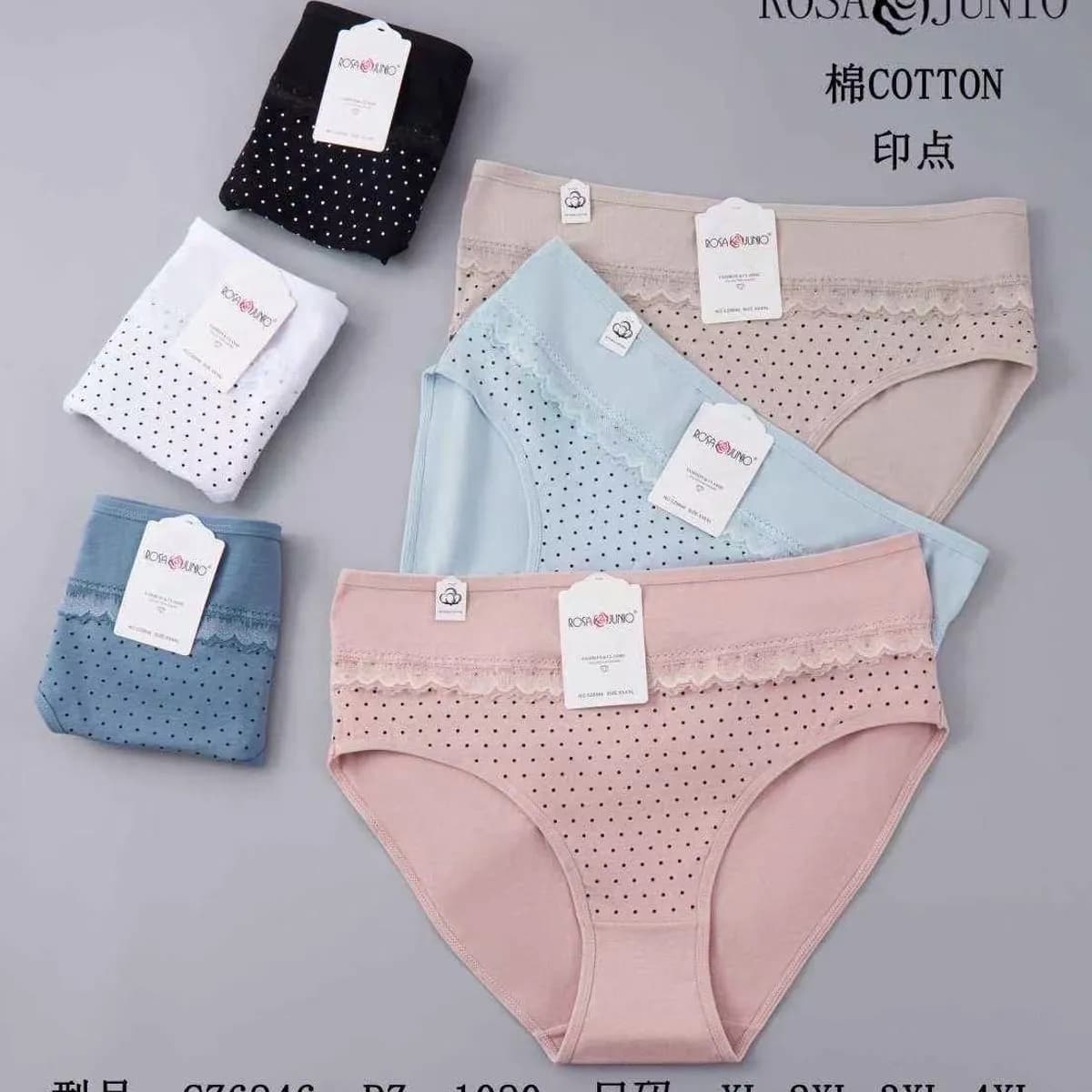 Majtki damskie bawełniane Rosa&Junito 5 szt XL-4XL