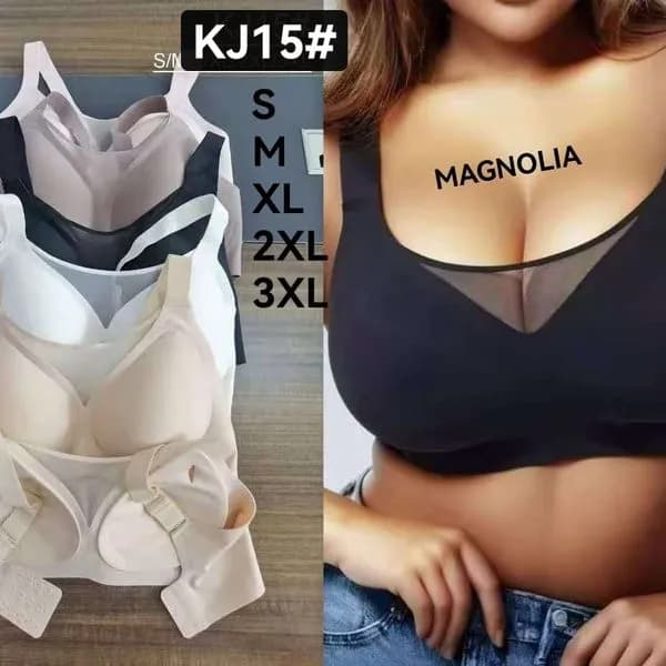 Biustonosz damski bezszwowy Magnolii S-3XL KJ15