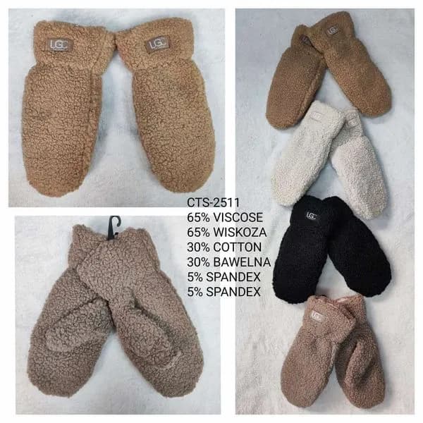 Rękawiczki damskie UGG beżowe brązowe czarne szare