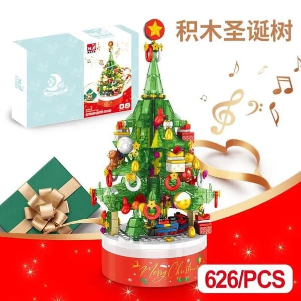 Klocki Świąteczny 626PCS Zestaw Drzewko Bożonarodzeniowe