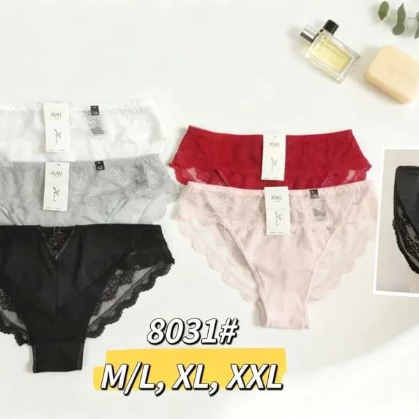 Majtki damskie koronkowe M/L XL XXL 6 szt SKU 061025-633