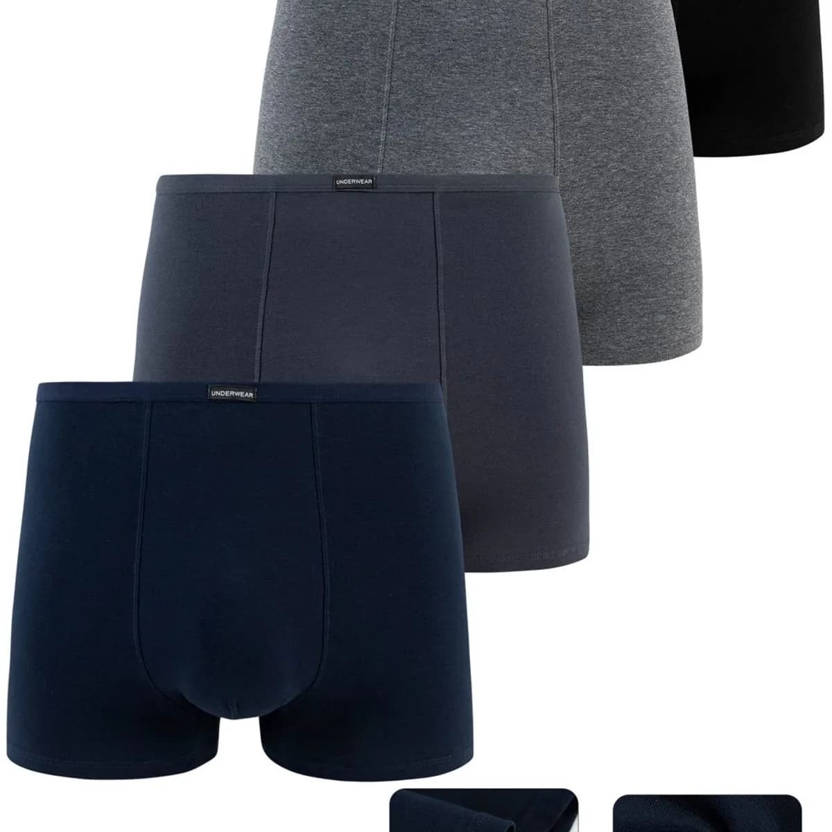 Bokserki męskie TOM.NY 3 szt. 95% bawełna S-XXL