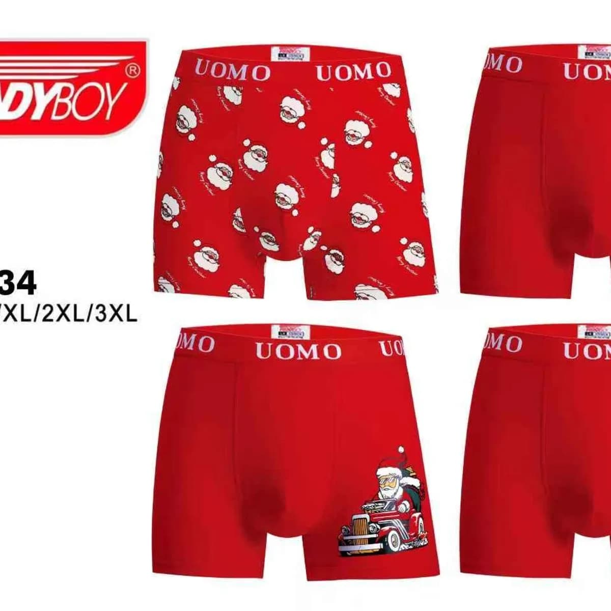 Bokserki męskie TrendyBoy świąteczne S/M/L/XL/XXL/3XL