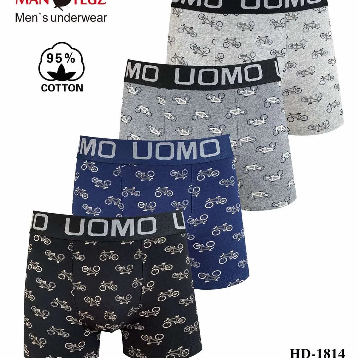 Bokserki męskie Man Tegz 95% bawełna M-L-XL-XXL-3XL HD-1814