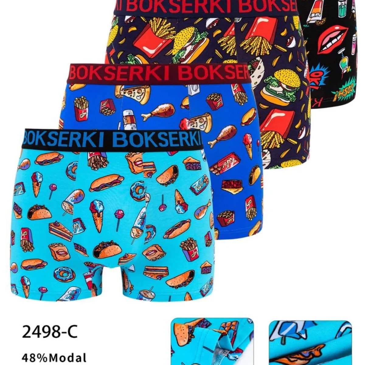 Bokserki męskie 249-C 47% modal 5% elastan S-XXL