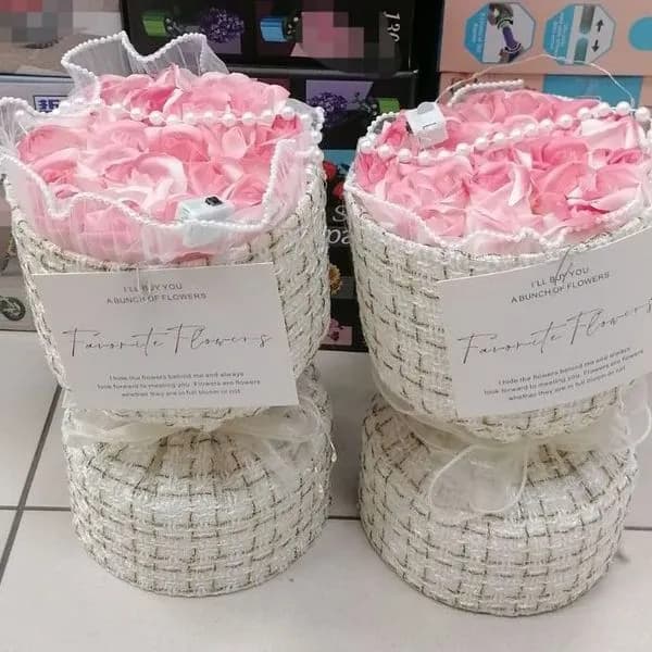 Zestaw Prezent Kwiaty LED