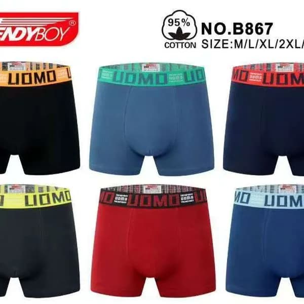 Bokserki męskie Trendy Boy 95% bawełna M/L/XL/XXL/3XL