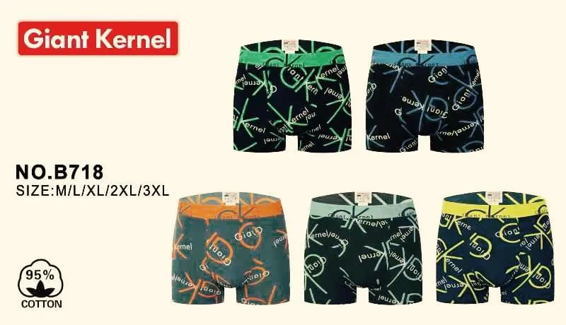 Bokserki męskie Giant Kernel N°B717 M/L/XL 95% bawełna