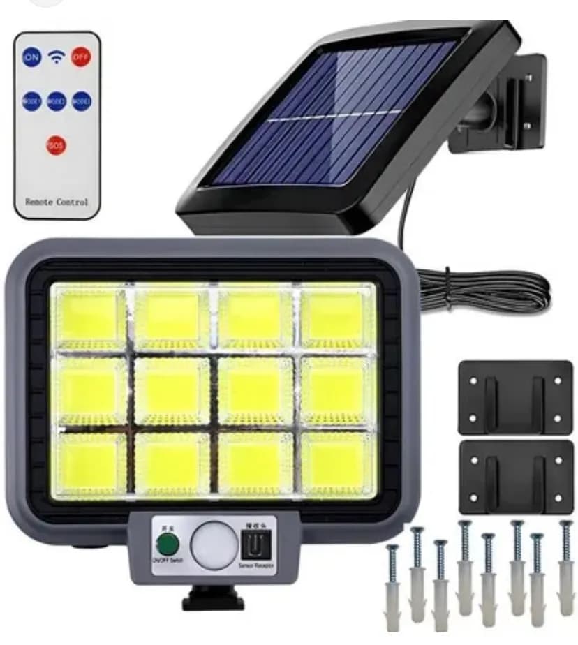 Lampka solarna z pilotem i czujnikiem ruchu 061225-317