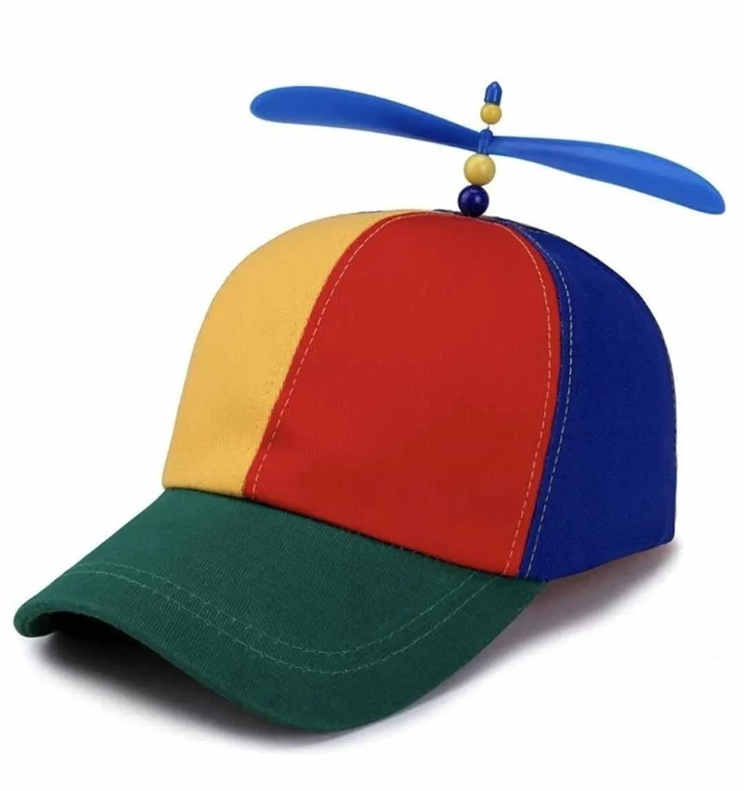 Czapka z daszkiem Helokopter, kolorowa bejsbolówka ze śmigłem