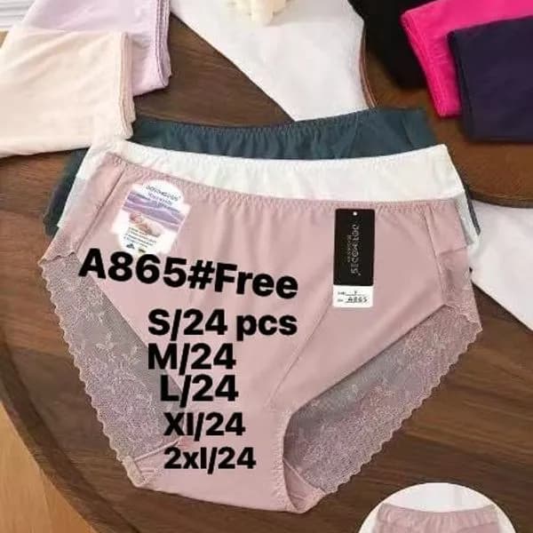 Majtki damskie A865 DORIMODES M/L/XL różowe czarne szare 24szt